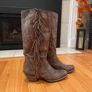 Ariat leyton fringe western cowboy boots